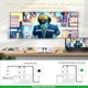 Міні-відеопроектор SOTEFE A10, 4000 люмен, 1080P Full HD, для смартфона, сумісний з iPhone, Samsung, Hauwei, TV Stick, TV Box, HDMI, USB, TF, SD Card, ноутбуком, DVD-плеєром - зображення 4