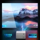 Мультимедийный проектор POYBPCY K8 с 5G WiFi, 16000 люмен 1080P BT 5.1 электрический фокус, совместим с iOS и Android Phone/TV Stick/Laptop/VGA внутреннего и наружного использования - изображение 2