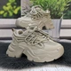 Кроссовки детские для девочки Jong Golf серые на платформе эко-кожа с сеткой 36р (23 см) 5606 - изображение 2
