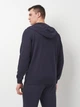 Толстовка на молнии мужская Puma Ess No. 1 Logo Full-Zip Hoodie Tr 68258816 XL Темно-синяя (4067983598623) - изображение 2