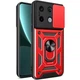 Протиударний чохол Armor Ring + захиcт камери для Xiaomi Redmi Note 13 4G case Simon червоний - изображение 5