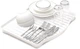 Сушка для посуды MBM HOME 45.5х35.8х3.5 см Белая (DR-01 WHITE) - изображение 1