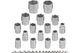 Набор головок 16 предметов 1/2" 6гр.(10-19,21,22,24,27,30,32мм), на планке Rock Force RF-4161-5 - изображение 1