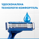 Одноразові верстати для гоління (Бритви) чоловічі Gillette Blue3 Comfort 3 шт (7702018489619) - зображення 5