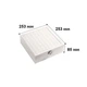 Шкатулка Casegrace SP-01130 White для украшений и ювелирных изделий с зеркалом на замке с ключом - изображение 6