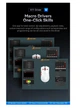 Мишка Attack Shark X11 PAW3311 з док-станцією Біла - зображення 6