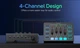 Ігровий та стрімерський аудіо мікшер Fifine Ampligame SC3 з XLR Black - зображення 4