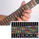 Наклейки - підказки на гриф гітари з нотами Guitarra стікери на акорди - лади для 6-струнної акустичної електрогітари, 1 шт, різнобарвний (98205028) - зображення 1