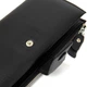 Кошелек-клатч женский ST Leather из натуральной кожи с монетницей для карт на кнопке Черный 55700 - изображение 5