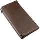 Кошелек-клатч женский ST Leather из натуральной кожи большой на кнопке с монетницей Коричневый 55682 - изображение 2