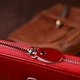 Кошелек женский из экокожи с монетницей для кредитных карт KIVI Красный 39593 - изображение 11