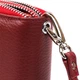 Гаманець-клатч жіночий ST Leather з натуральної шкіри вертикальний на блискавці з ремінцем Червоний 55681 - зображення 8