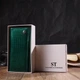 Кошелек женский ST Leather лакированный из натуральной кожи с визитницей и монетницей Горизонтальный Зеленый 55738 - изображение 8