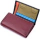 Женский кошелек ST Leather из натуральной кожи разноцветный тройного сложения с монетницей 55633 - изображение 4