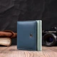 Женский кошелек ST Leather из натуральной кожи разноцветный средний двойного сложения с монетницей на магните 55878 - изображение 6