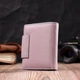 Жіноче портмоне ST Leather з натуральної шкіри з монетницею Вертикальне Бежеве 55747 - зображення 8