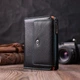 Женский кожаный кошелек ST Leather черный горизонтальный средний на магните 9 карт с монетницей 55546 - изображение 6