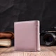 Женский кошелек ST Leather из натуральной кожи бежевый с монетницей компактный на магните 55907 - изображение 7