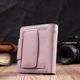 Женский кожаный кошелек ST Leather бежевый вертикальный средний с внешней монетницей 9 карт 55536 - изображение 8