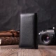 Жіноча шкіряна ключниця ST Leather чорна на кнопках з відділенням для купюр та 6 карабінами 12х7 5 см 55987 - зображення 7