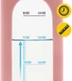 Бутылка для воды спортивная 4FIZJO 1000 мл стеклянная Pink (P-5905973403887) - изображение 7
