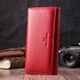 Кошелек женский кожаный с монетницей для кредитных карт ST Leather Разноцветный 39563 - изображение 7