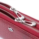 Женский кошелек-клатч ST Leather из лакированной натуральной кожи красный 19х9 5 см на молнии 55768 - изображение 6