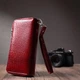 Женский кошелек-клатч ST Leather из лакированной натуральной кожи красный 19х9 5 см на молнии 55768 - изображение 11