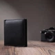 Женский кошелек ST Leather из натуральной кожи черный 10х9 8 см с монетницей на магните 55770 - изображение 10