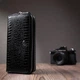 Жіночий шкіряний гаманець-клатч ST Leather чорний лакований великий на блискавці 6 відділень 55560 - зображення 10