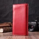 Женский кошелек-клатч ST Leather из натуральной кожи красный на молнии 55647 - изображение 7
