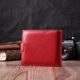 Женский кошелек ST Leather из натуральной кожи красный средний 11 5х10 3 см с монетницей на кнопке 55764 - изображение 8
