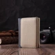 Женский кожаный кошелек ST Leather разноцветный вертикальный тройного сложения с монетницей 55543 - изображение 7