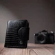 Женский лакированный кошелек ST Leather из натуральной кожи с тиснением черный 55656 - изображение 9