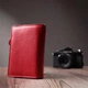 Жіночий шкіряний гаманець ST Leather червоний середній 11 карт з монетницею на блискавці 55565 - зображення 10