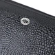 Жіночий шкіряний гаманець ST Leather чорний лакований тонкий 12 карт з монетницею 55564 - зображення 5