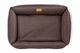Лежак Harley and Cho Dreamer Brown Waterproof L 90x60 cm Коричневый Влагостойкий для собак (HC-003100482) - изображение 1