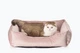 Лежак Harley and Cho Dreamer Velur Pudra S 60x45 cm Пудровий для собак та котів (HC-003102553) - зображення 4