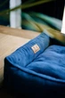 Лежак Harley and Cho Dreamer Denim Velvet S 60x45 cm Синій для собак та котів (3102674) - зображення 11