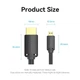 Кабель HDMI Vention micro HDMI-D-HDMI-A, 3 m, v2.0, 4K 60Hz (AGIBI) - изображение 6