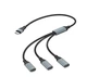 Высокоскоростной USB TYPE C разветвитель адаптер для ноутбука планшета телефона эффективный блок питания синхронизации данных - изображение 1