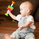 Пирамидка-спиннер Fat Brain Toys MiniSpinny тактильная (F134ML) - изображение 6