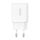 Сетевое зарядное устройство для Baseus P10111404213-00 Cube Fast Charger C+U, мощность 30W, с двумя портами USB-A и Type-C, Белый - изображение 1