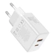 Сетевое зарядное устройство для Baseus P10111404213-00 Cube Fast Charger C+U, мощность 30W, с двумя портами USB-A и Type-C, Белый - изображение 3