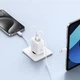 Сетевое зарядное устройство для Baseus P10111404213-00 Cube Fast Charger C+U, мощность 30W, с двумя портами USB-A и Type-C, Белый - изображение 8