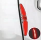 Защита от повреждения углов двери авто 4 шт, красный с логотипом Hyundai - изображение 4
