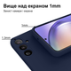 Чехол противоударный Kassel Camera Protective для Samsung S24FE (8) Dark blue Тёмно-синий - изображение 6
