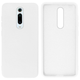 Чехол Silicone case Camera Protective для Xiaomi Mi 9T (09) белый White - изображение 1