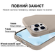 Чохол Kassel Silicone Full Case Protective для iPhone 13 Pro з мікрофіброю сірий Pebble - зображення 4