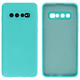 Чехол противоударный Silicone case защита камеры Kassel для Samsung S10 (02) бирюза Sea blue - изображение 1